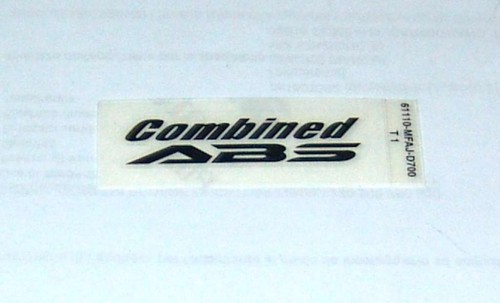 Adesivo abs combined - abs, cbf